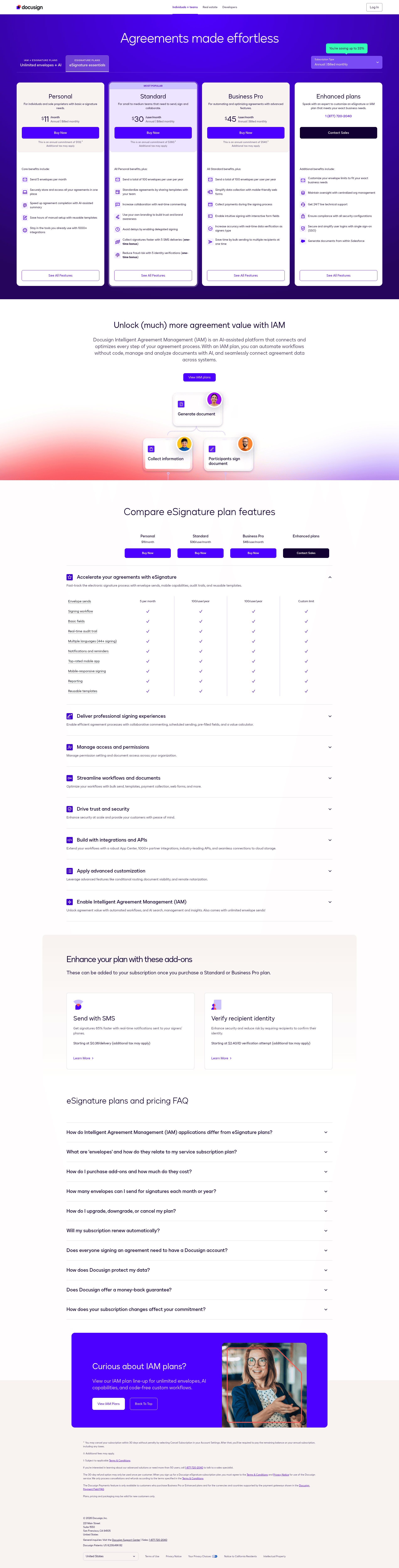 Screenshot of docusign.com taken on August 2, 2026